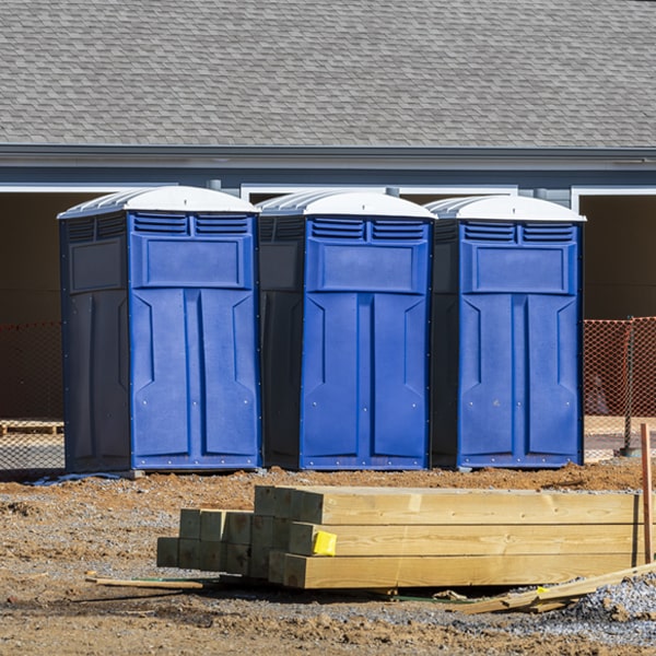 do you offer hand sanitizer dispensers inside the portable toilets in Acalanes Ridge California